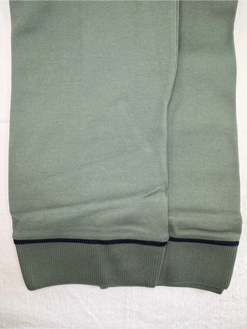 Lacoste Men’s Olive Green Polo with Contrast Navy Trim - Picture 3 of 4